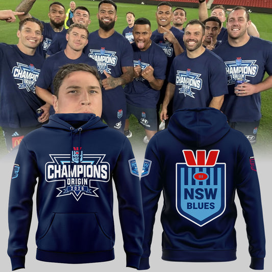 NSW Blues Champions State of Origin 2026 Hoodie