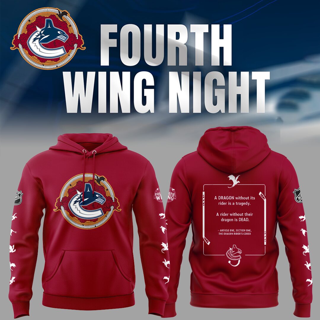 Fourth Wing Night Limited Edition Canucks Hoodie