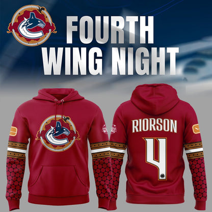Fourth Wing Night Limited Edition Canucks Hoodie