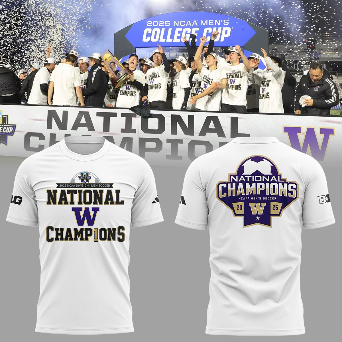 Limited Edition Huskies National Champions T-Shirt
