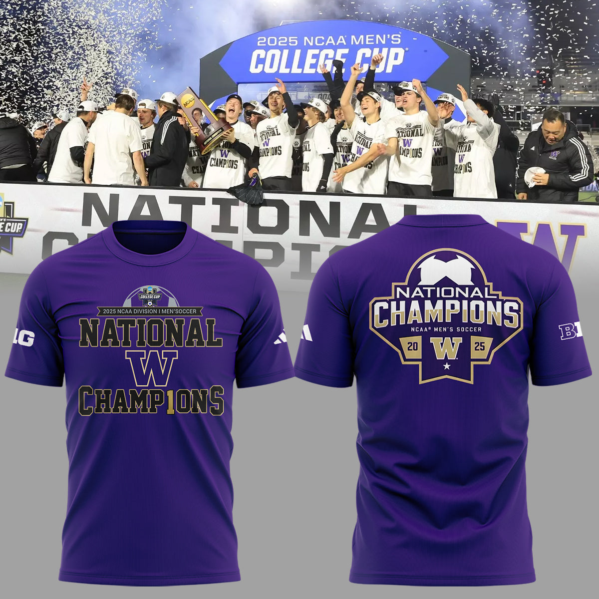 Limited Edition Huskies National Champions T-Shirt