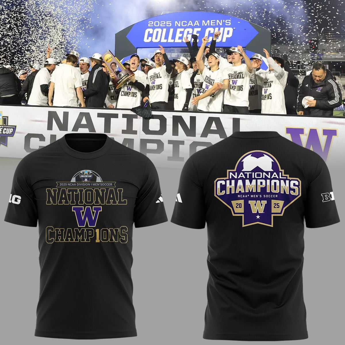 Limited Edition Huskies National Champions T-Shirt