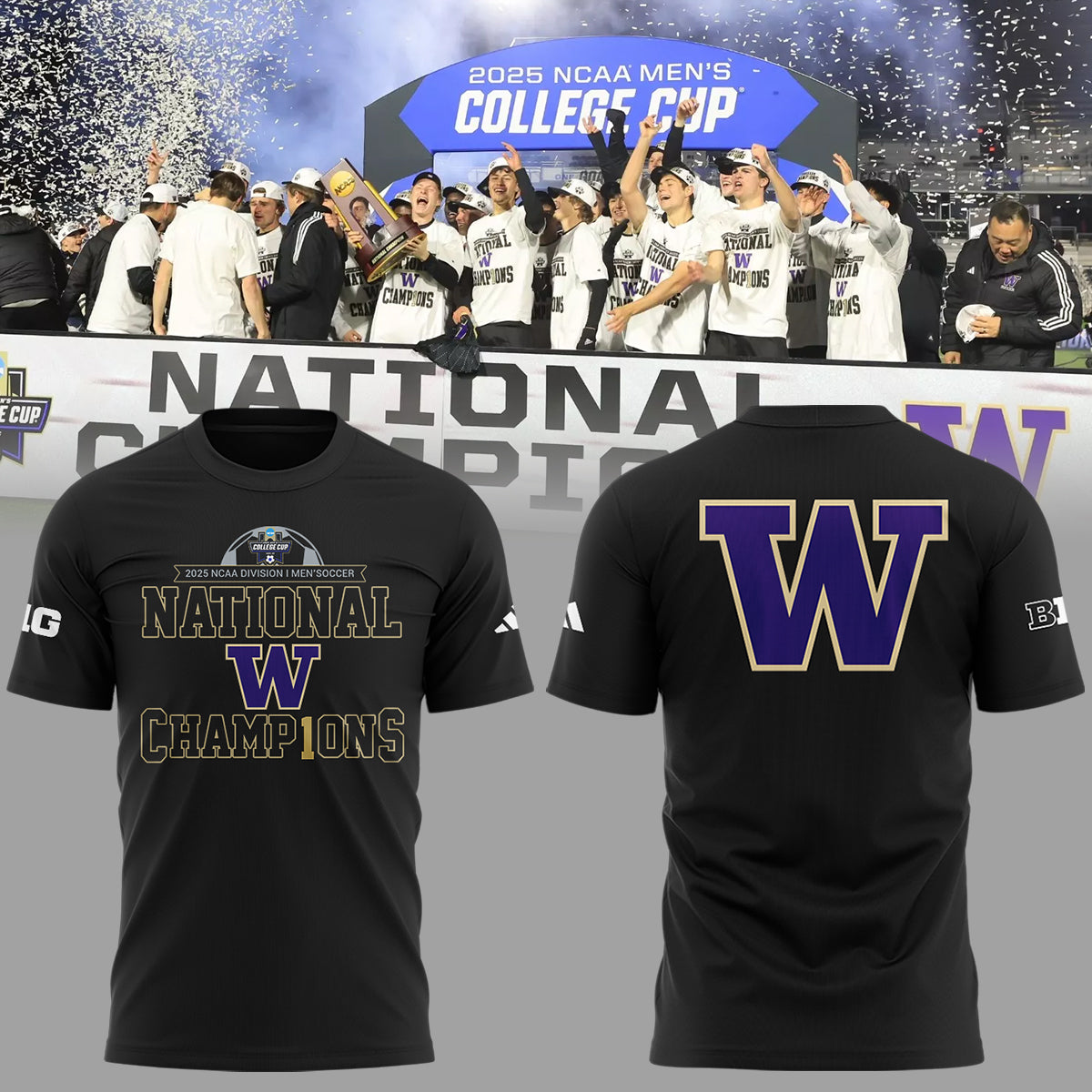 Limited Edition Huskies National Champions T-Shirt