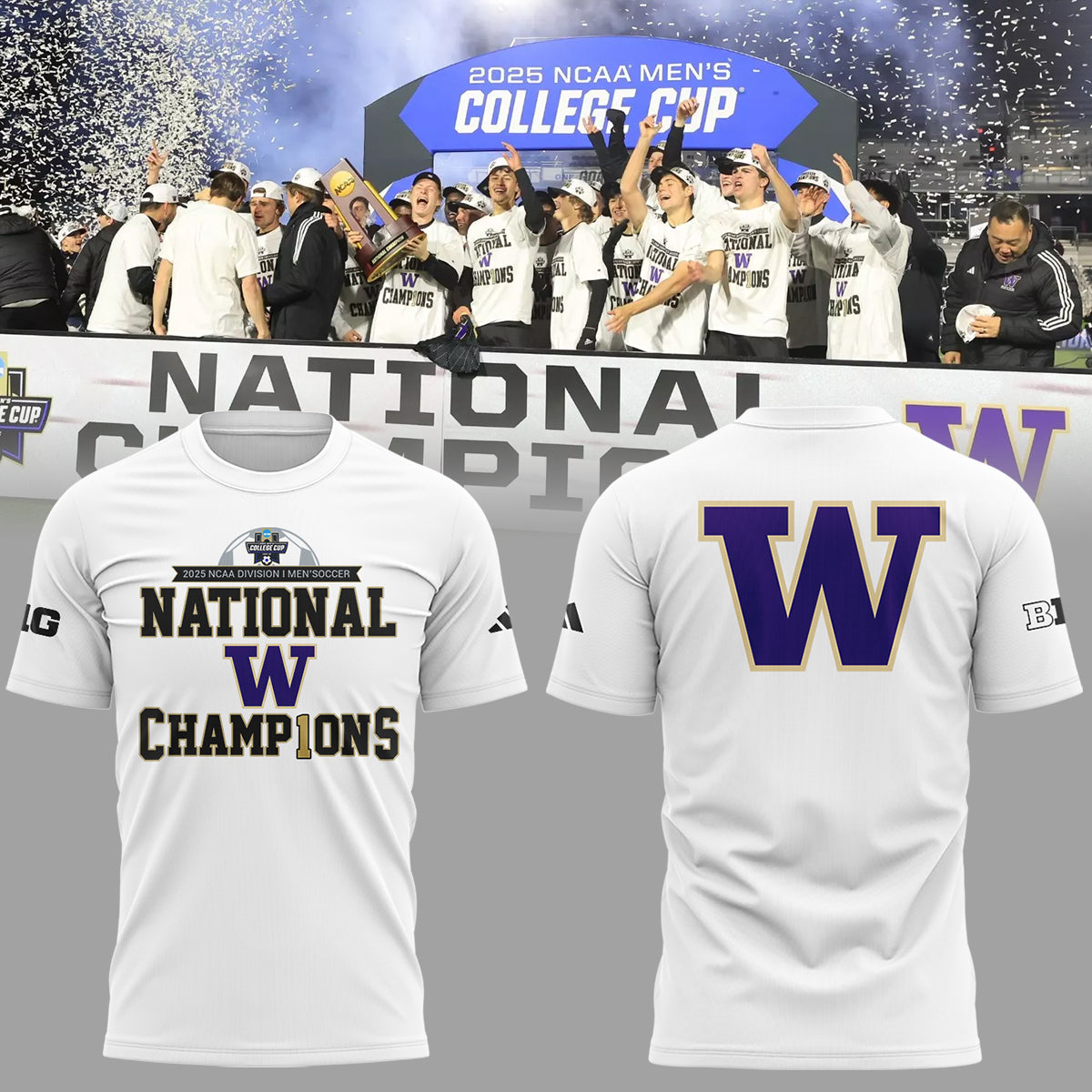 Limited Edition Huskies National Champions T-Shirt