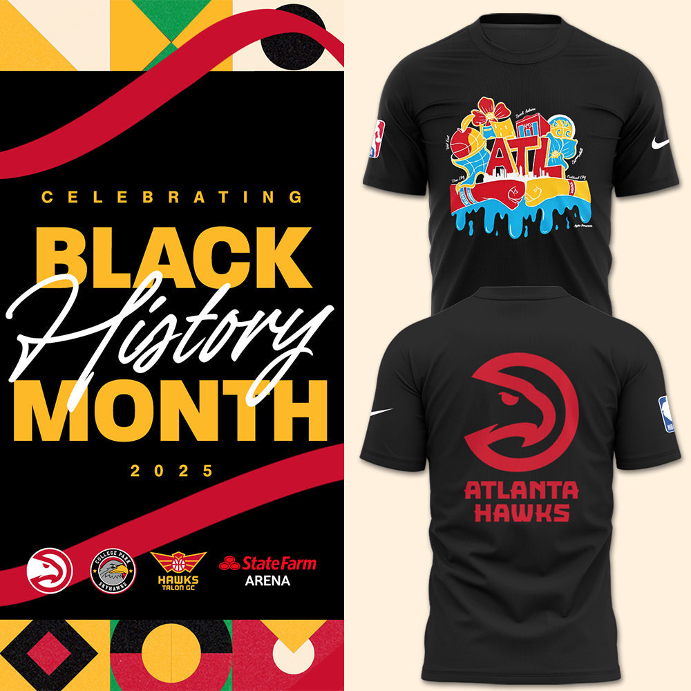Black History Month x Atlanta Hawks Limited Edition Shirt