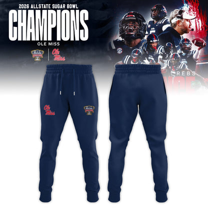 Ole Miss Rebels 2026 AllState Sugar Bowl Champions Limited New Hoodie