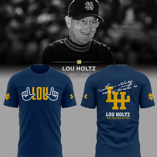 Notre Dame Legacy “ Lou Holtz Tribute Shirt