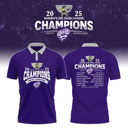 Hobart WBBL Champions 2025/26 Polo Limited Edition + Selling Out Fast