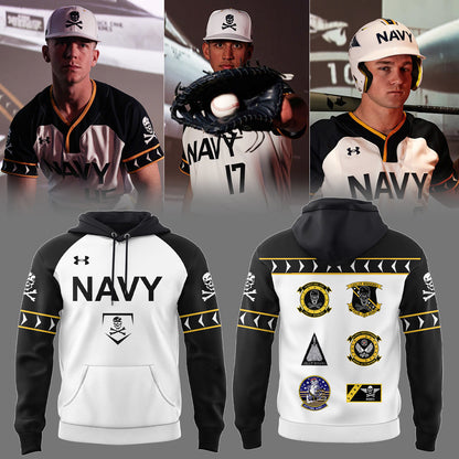 Navy Midshipmen Baseball 2025 Nike Limited Jolly Rogers� Hoodie