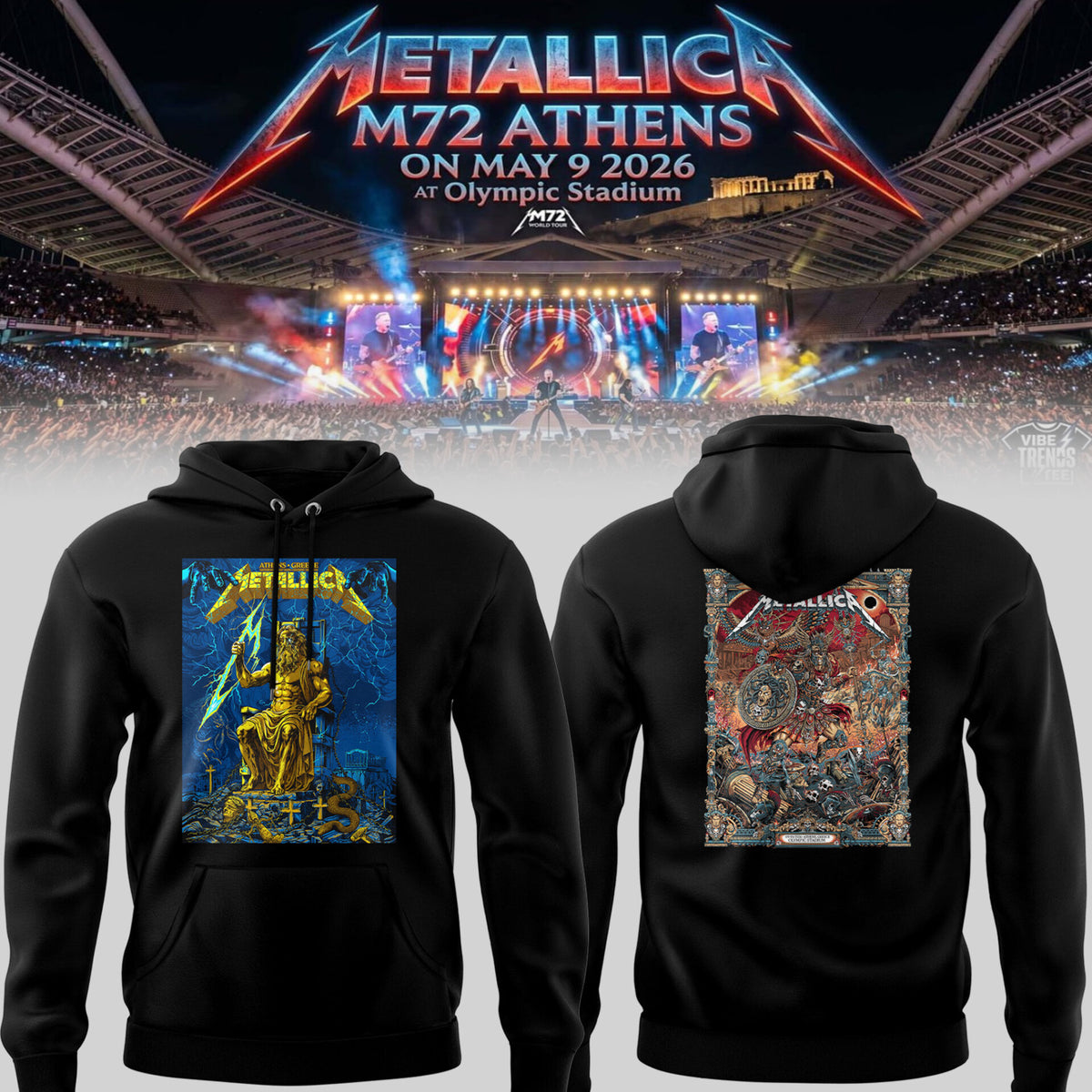 Mtlc M72Athens at Olympic Stadium on Sat, 09 May Hoodie