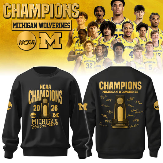 MICH Champions NCAA DI Basketball 2026 Sweatshirt Limited Edition