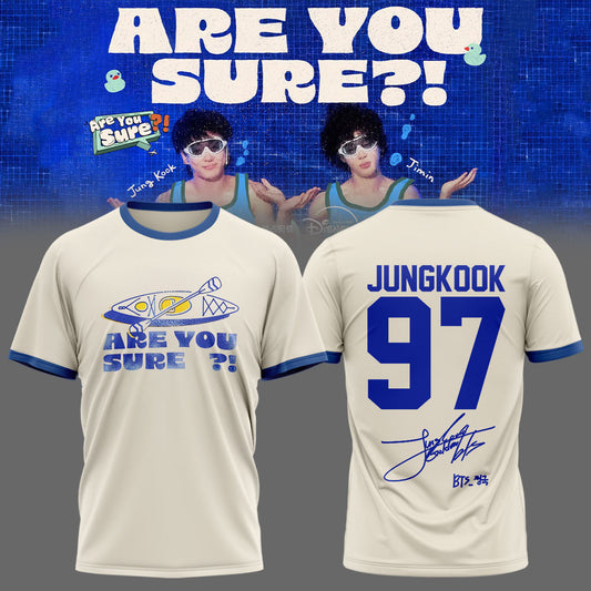 ARE YOU SURE JUNGKOOK & JIMIN T-SHIRT LIMITED