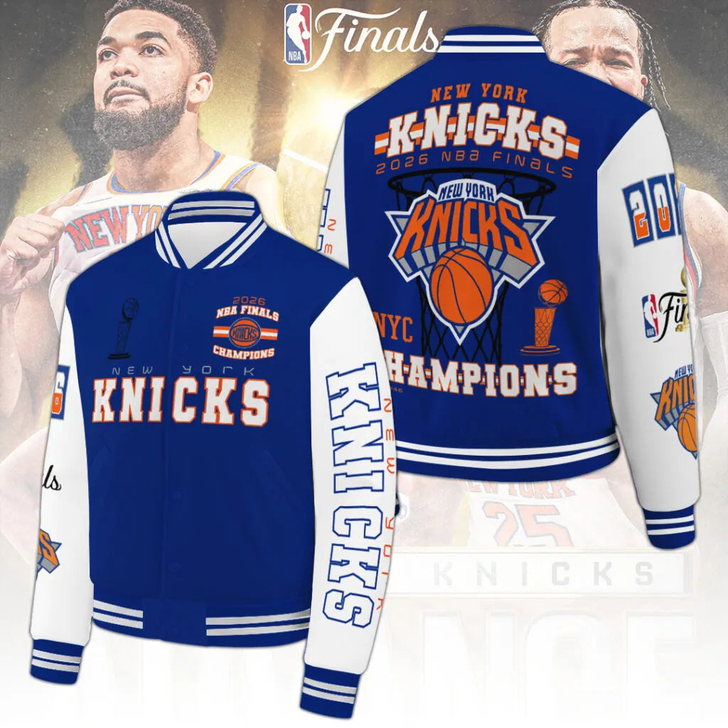 New York Knicks 2026 NBA Champions Bomber Jacket