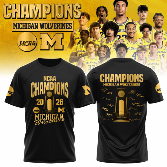 ðŸ†ï¸Michigan Wolverines “ 2026 National Champions T Shirt