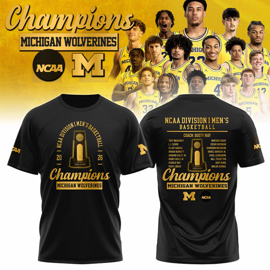 ðŸ†ï¸Michigan Wolverines “ 2026 National Champions T Shirt