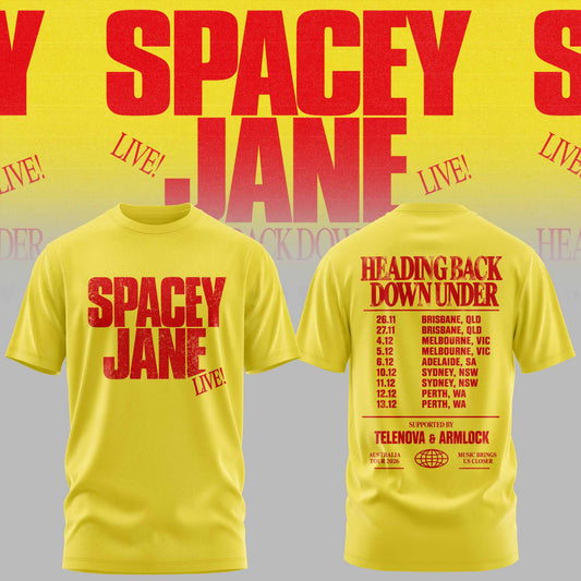 Spacey Jane – Heading Back Down Under Australian Tour Limited Shirt
