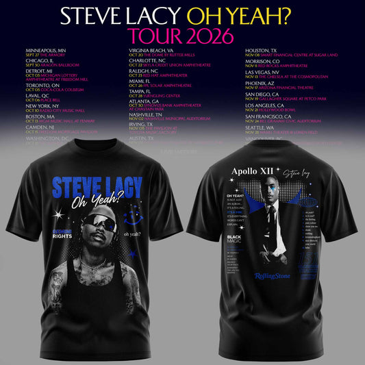 STEVE LACY — OH YEAH? TOUR 2026 T-SHIRT