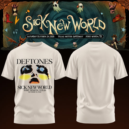 Deftones – Sick New World Texas 2026 Tshirt