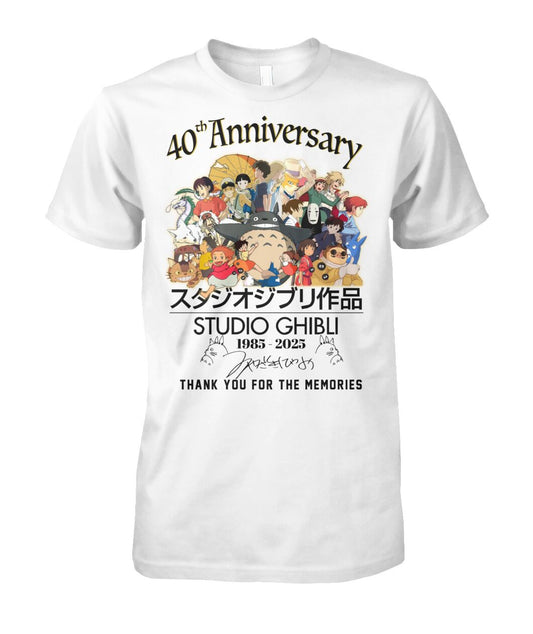 Limited Edition Studio Ghibli 40th Anniversary 1985-2025 Shirt