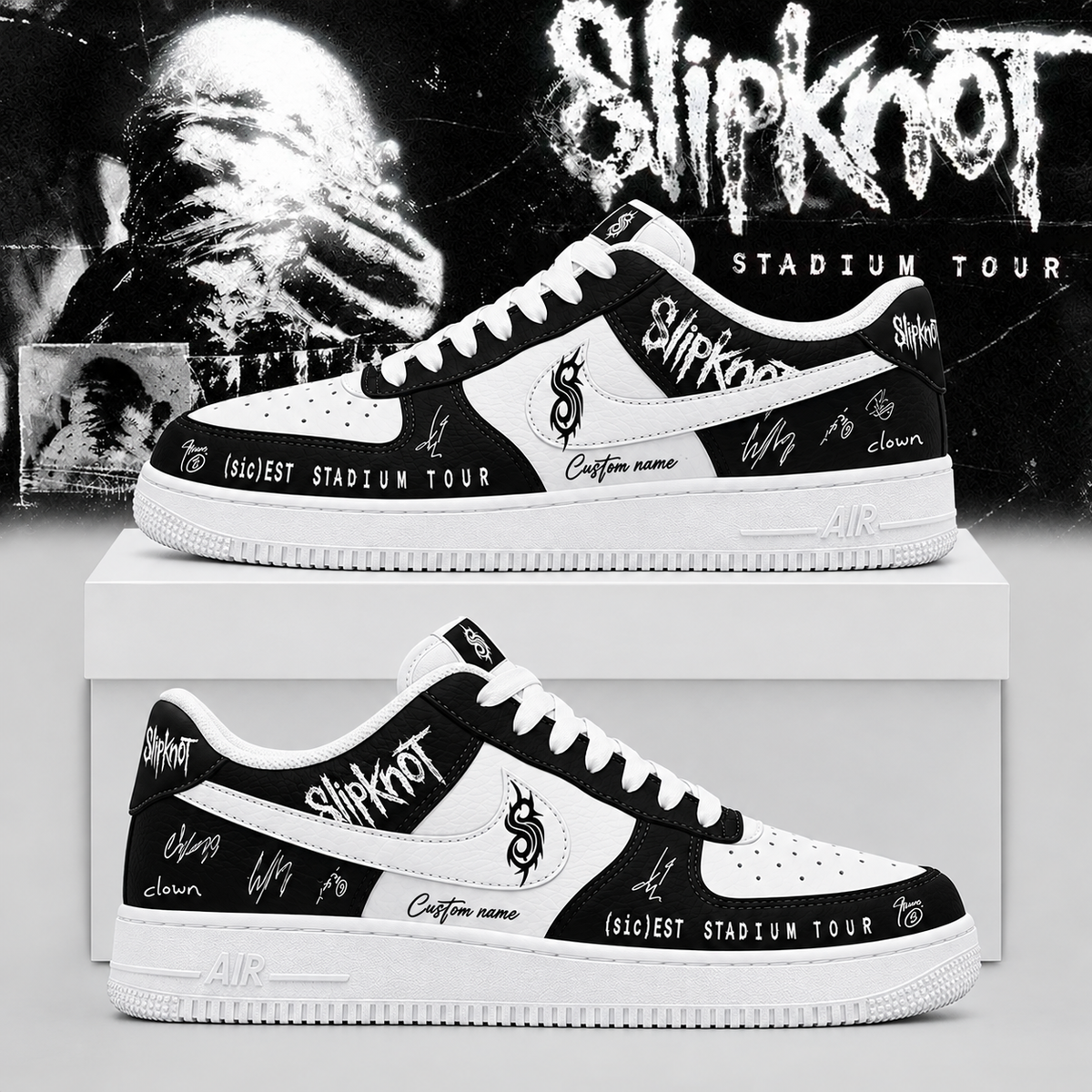 Slipknot (sic)est Stadium Tour – Limited Edition AF1 Sneakers