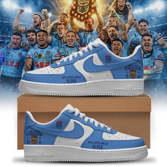 NSW Blues Champions State of Origin 2026 AF1 Shoes