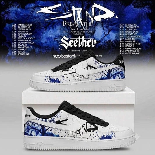 STAIND BREAK THE CYCLE 25TH ANNIVERSARY TOUR – Limited Edition AF1 Sneakers