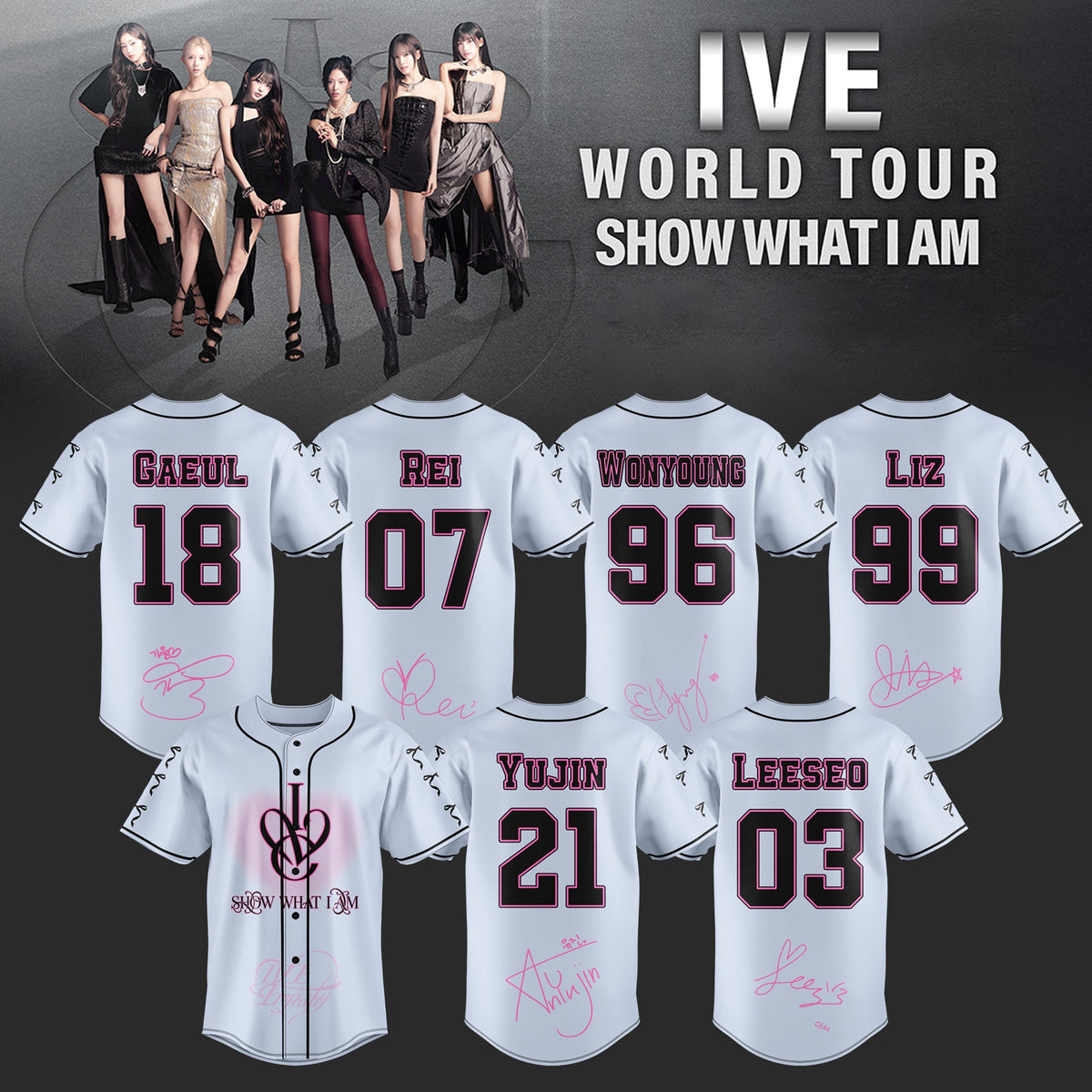 IVE -WORLD TOUR SHOW WHAT I AM� “ Jersey