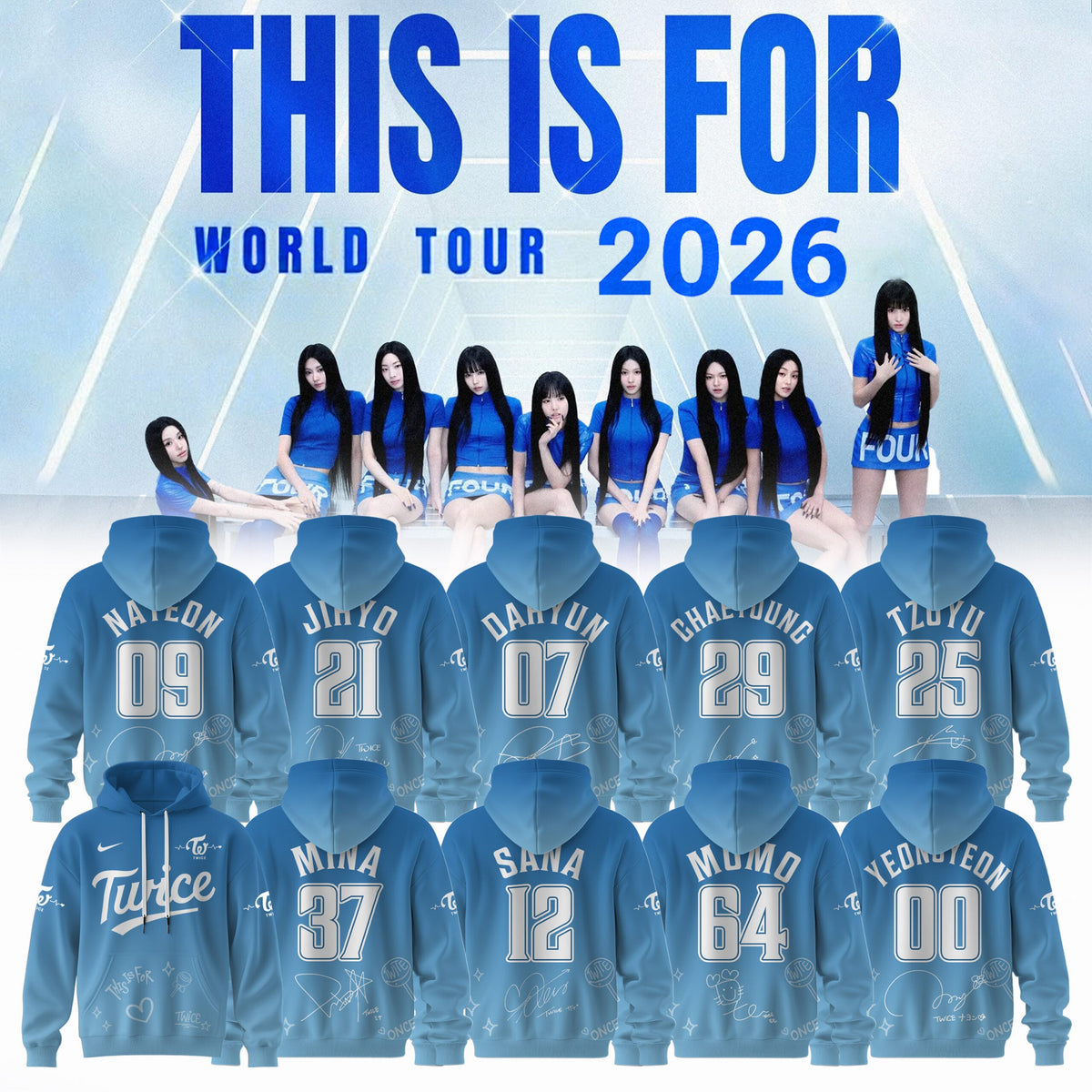 TWICE “ THIS IS FOR WORLD TOUR 2026 Part II Hoodie