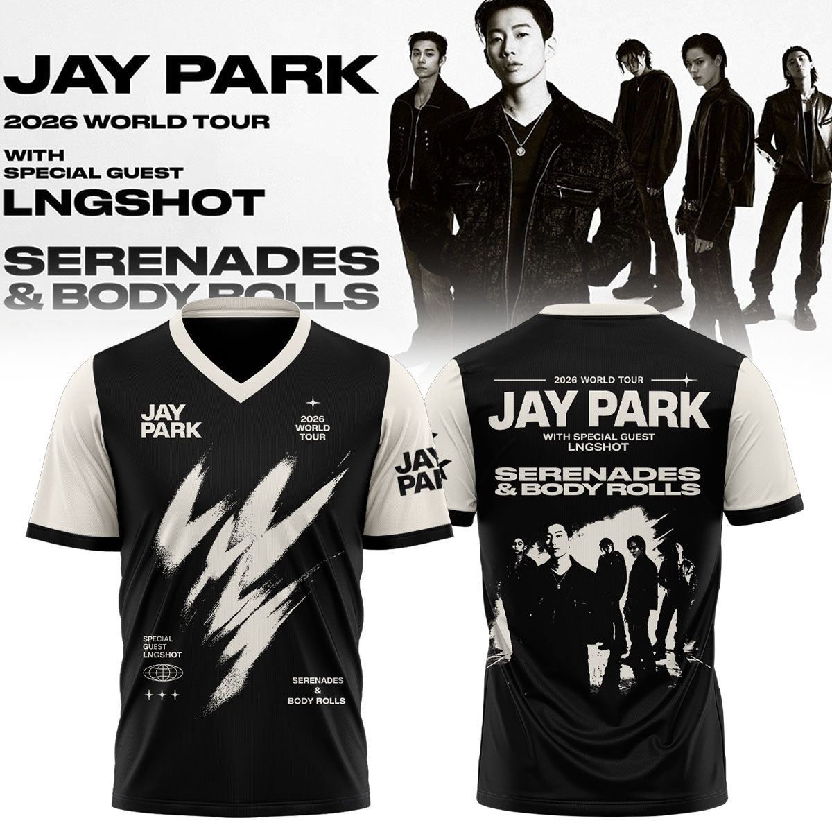 JP 2026 WORLD TOUR [SERENADES & BODY ROLLS] Football Jersey