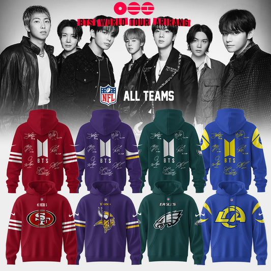 NFL x BTS WORLD TOUR ‘ARIRANG’ Limited Edition Signature – Hoodie