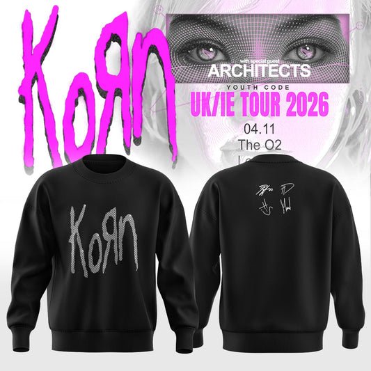 New Sweatshirt Korn Euro Tour