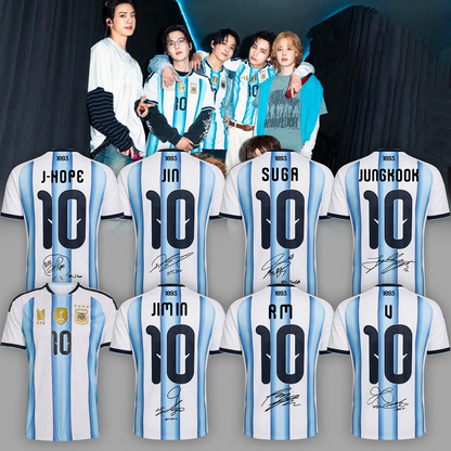 Argentina National Football Club x BTS WORLD TOUR ‘ARIRANG’ Limited Edition Signature – Jersey
