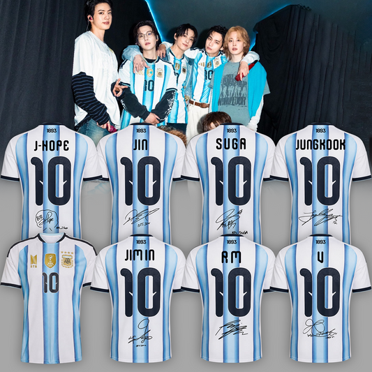 Argentina National Football Club x BTS WORLD TOUR ‘ARIRANG’ Limited Edition Signature – Jersey