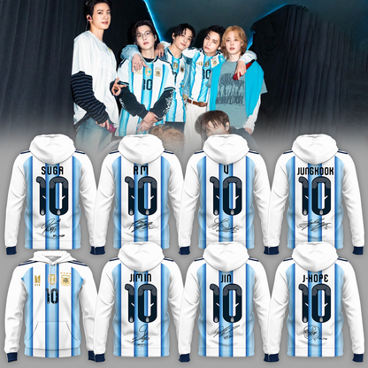 Argentina National Football Club x BTS WORLD TOUR ‘ARIRANG’ Limited Edition Signature – Hoodie