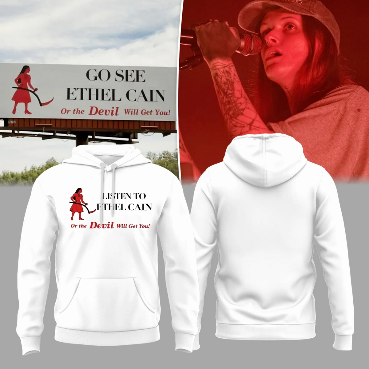 "Listen to ethel cain" coachella Hoodie