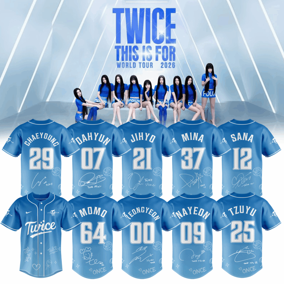 TWICE “ THIS IS FOR WORLD TOUR 2026 Part II Jersey