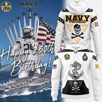 Men™s Under Armour Navy Midshipmen 2024 Rivalry Shield Hoodie