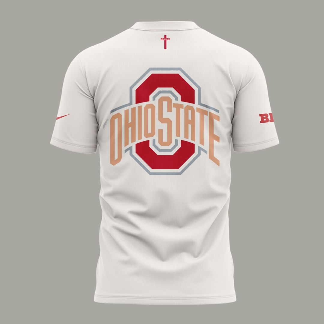 Back at Ohio State, J.T. Tuimoloau makes a statement in the ˜I MET JESUS AND NOW I™M DIFFERENT™ T-Shirt