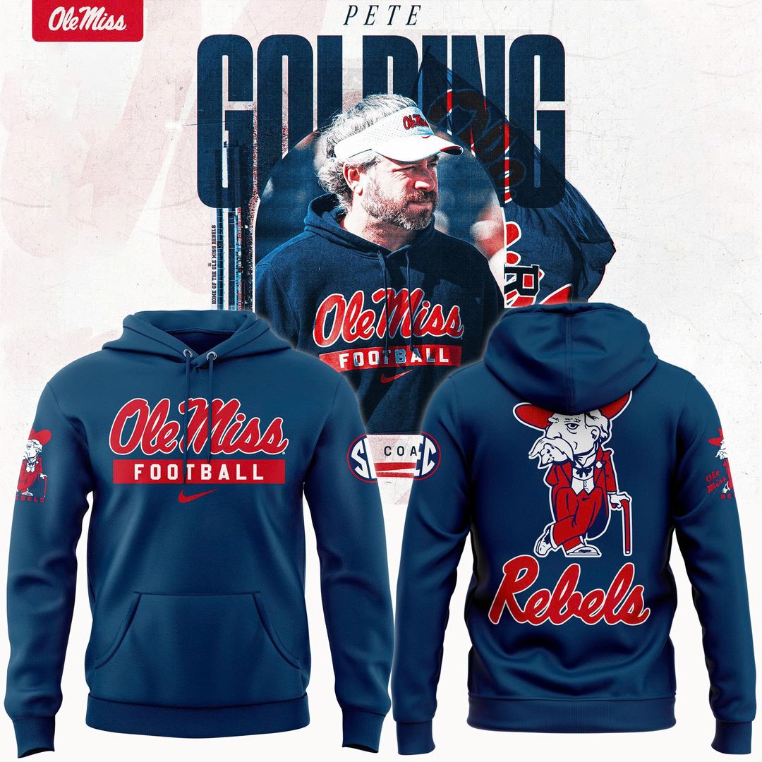Ole Miss Football x Coach Pete Golding Limited Edition Hoodie