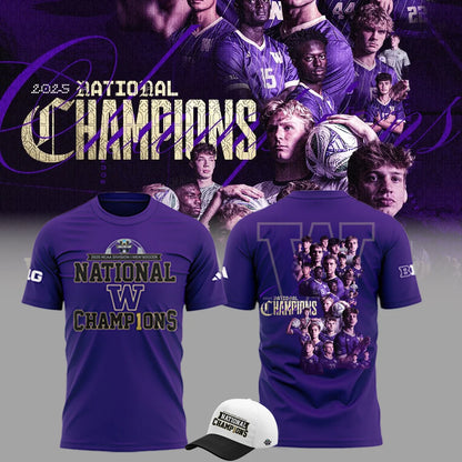Limited Edition Huskies National Champions T-Shirt