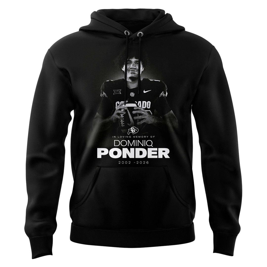 In Loving Memory of Dominiq Ponder 2002–2026 Tribute Hoodie