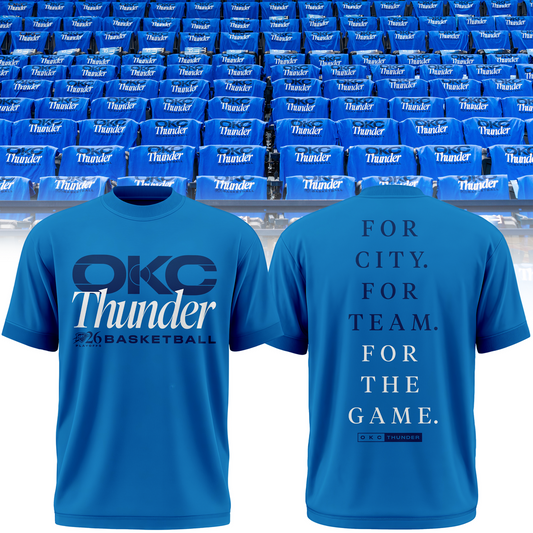 Oklahoma City Thunder 2026 NBA Playoffs T-Shirt - Round 2