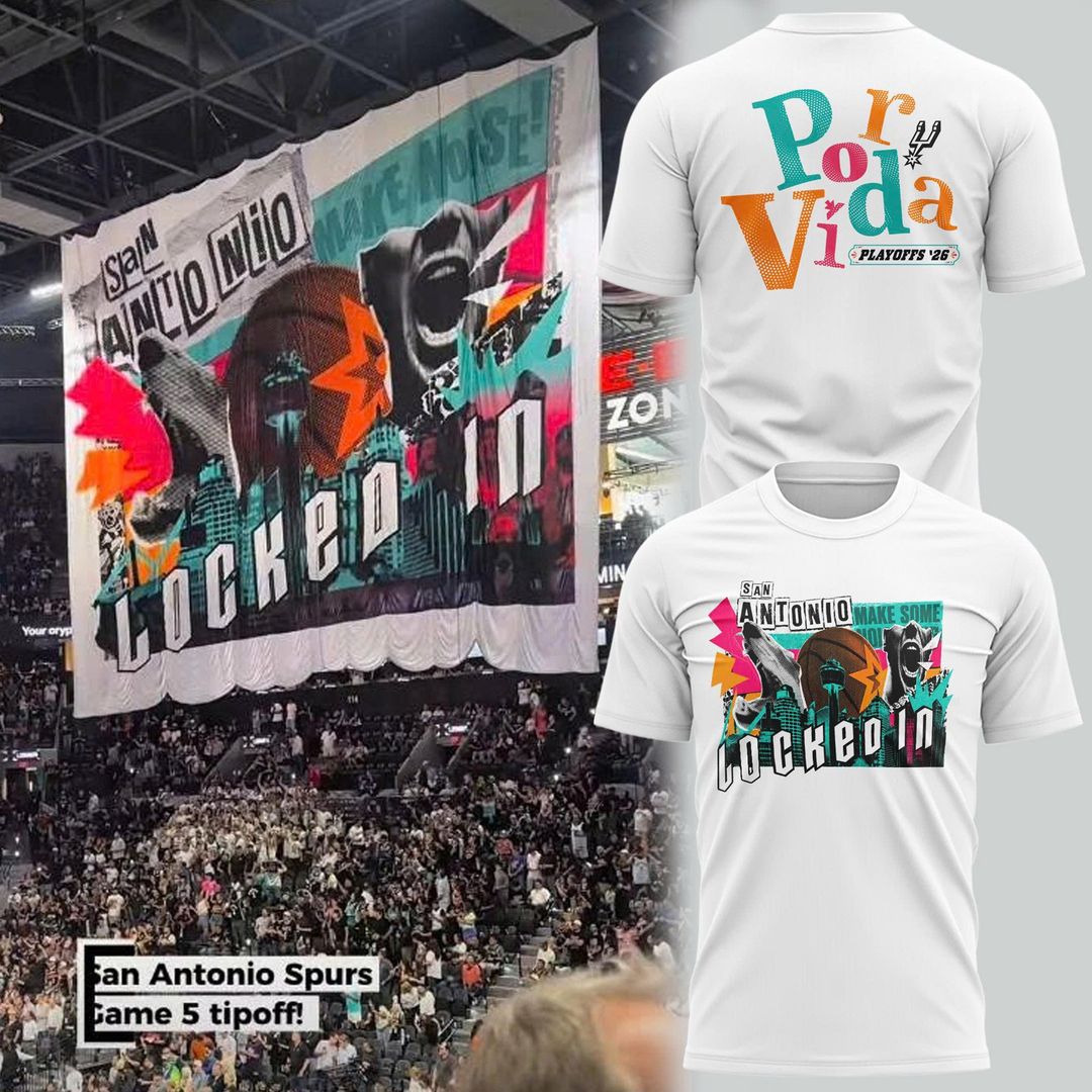 Special 2026 San Antonio Spurs Playoffs Locked In T-Shirt