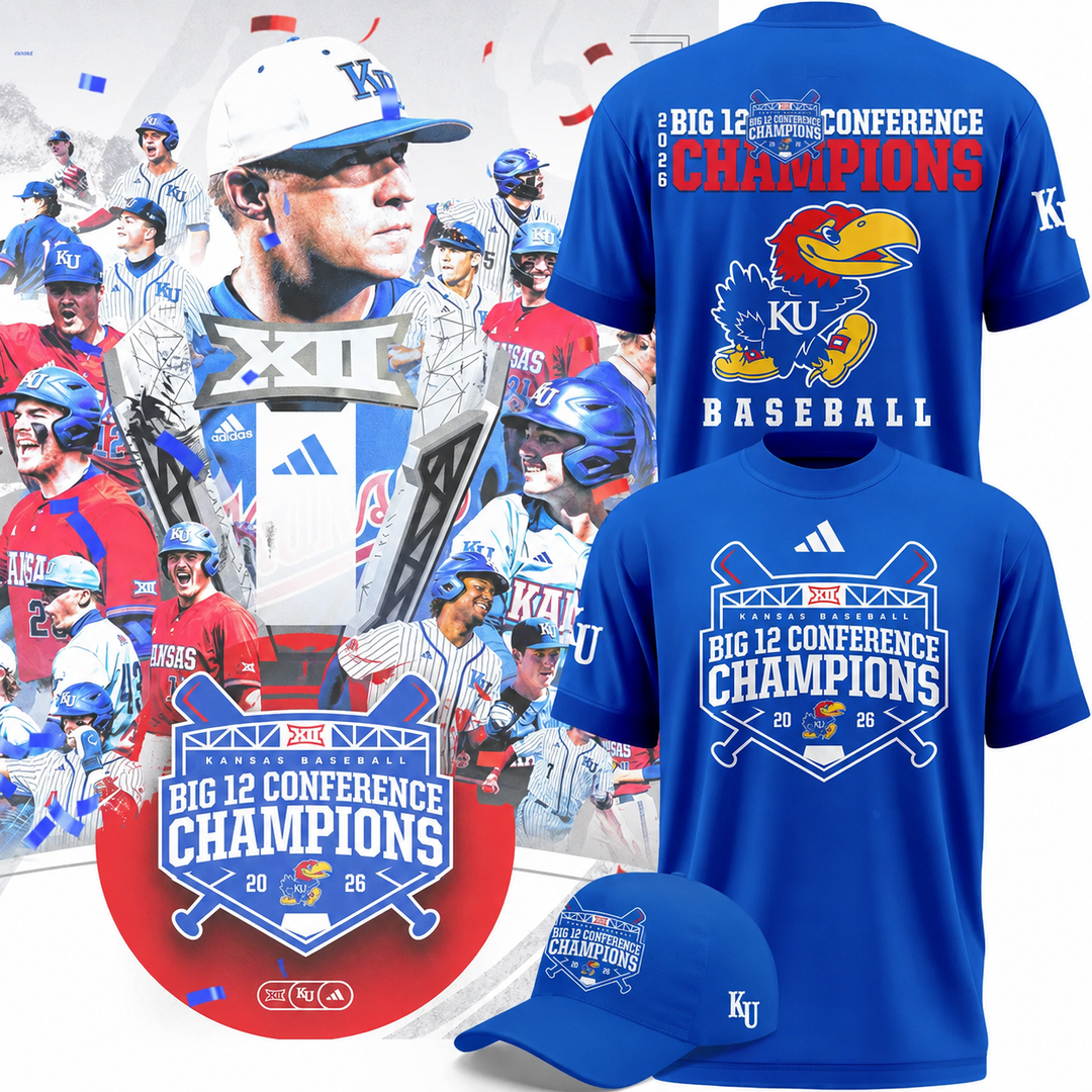 Kansas Baseball Big 12 champions 2026 Shirt
