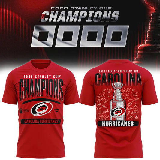 Carolina Hurricanes 2026 Stanley Cup Champions T-Shirt
