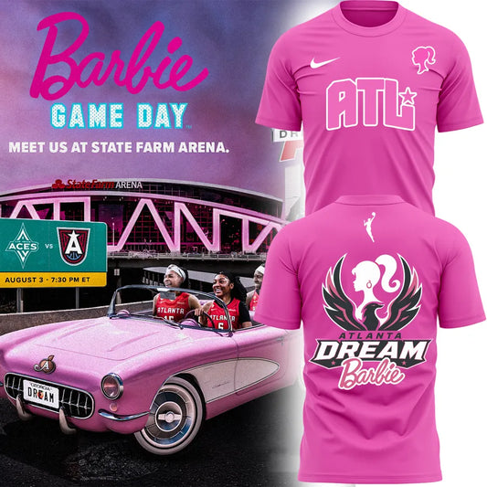 Limited Edition Barbie Game Day Atlanta Dream 2026 Shirt