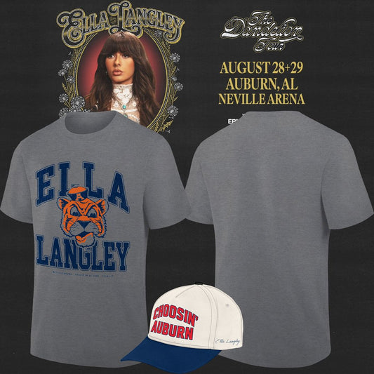 Auburn Tigers x Ella Langley – The Dandelion Tour 2026 Neville Arena Tee