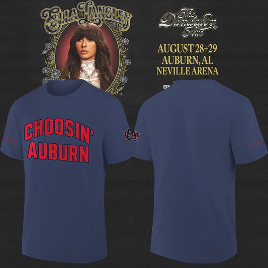 Auburn Tigers x Ella Langley – The Dandelion Tour 2026 Neville Arena Tee