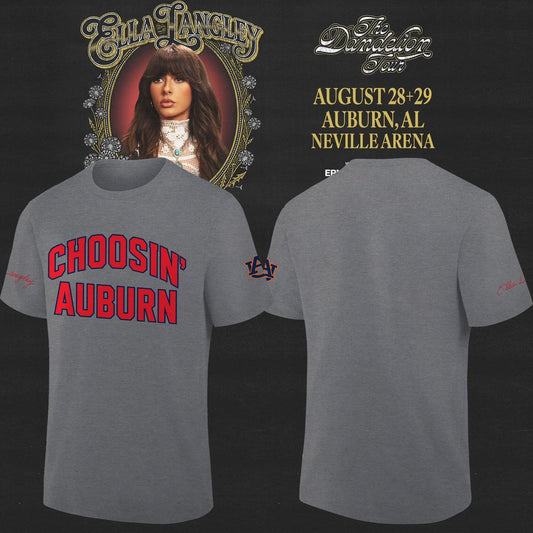 Auburn Tigers x Ella Langley – The Dandelion Tour 2026 Neville Arena Tee