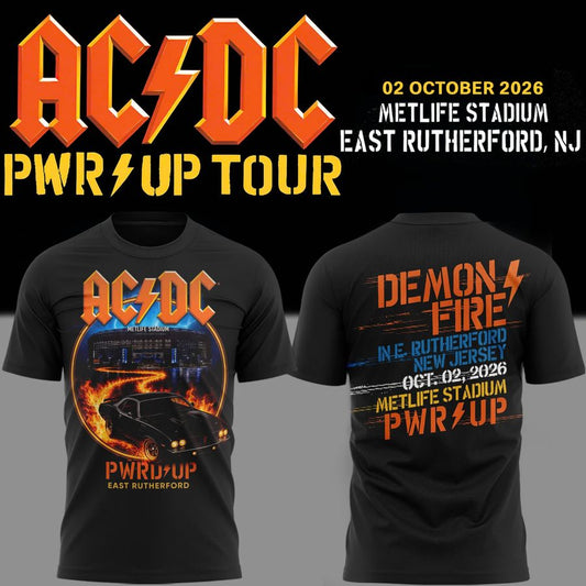 AC/DC Exclusive New York Event Shirt - POWER UP TOUR 2026 Shirt